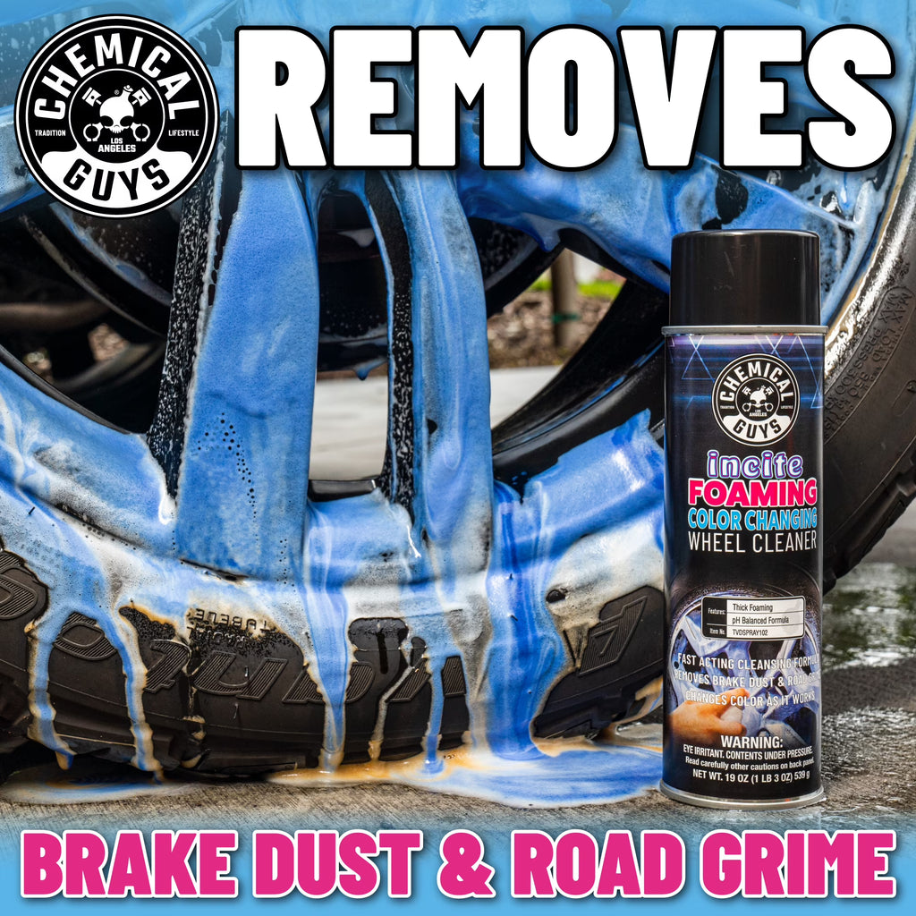 Chemical Guys TVDSPRAY102 - Incite Reactive Foam Color Changing Wheel Cleaner