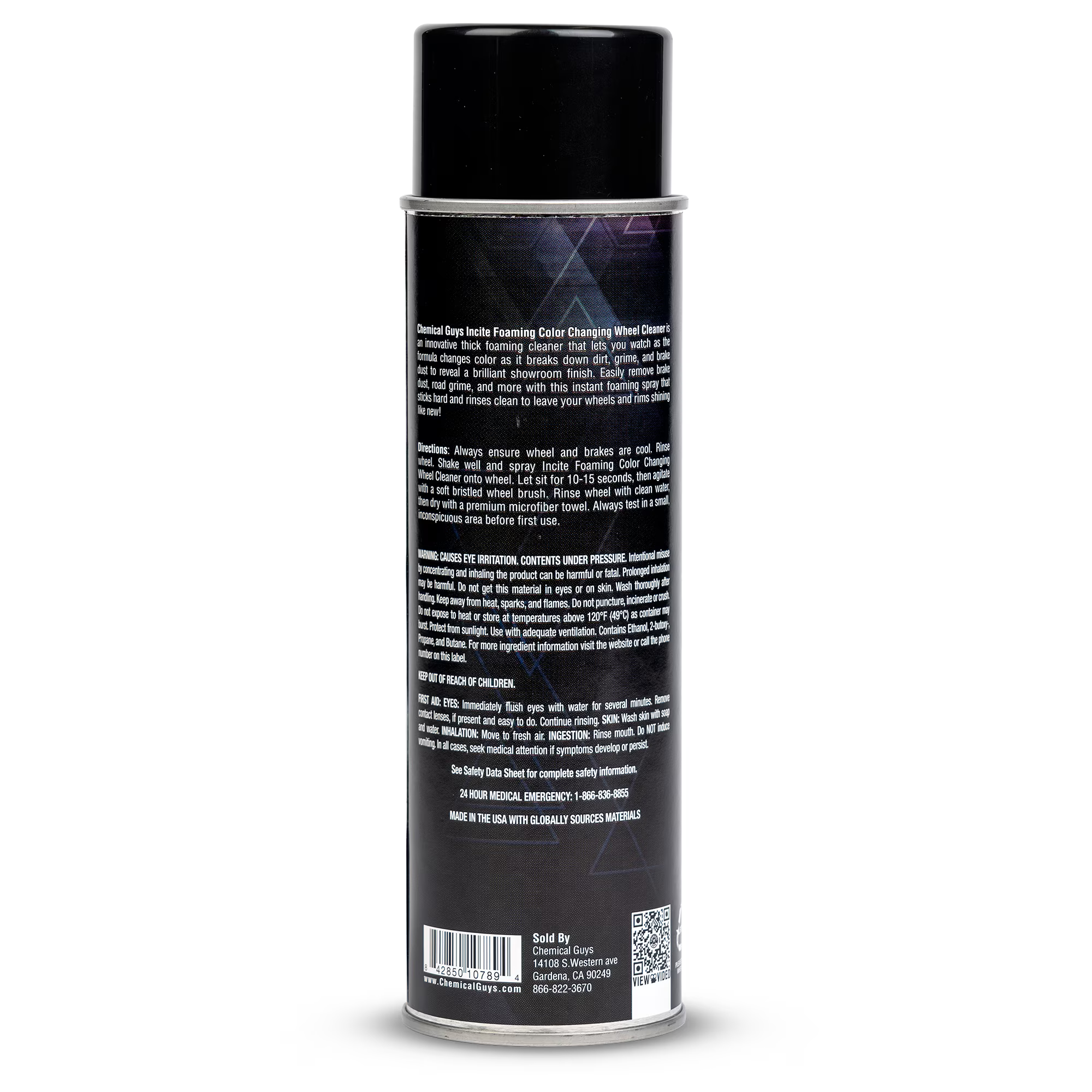 Chemical Guys TVDSPRAY102 - Incite Reactive Foam Color Changing Wheel Cleaner