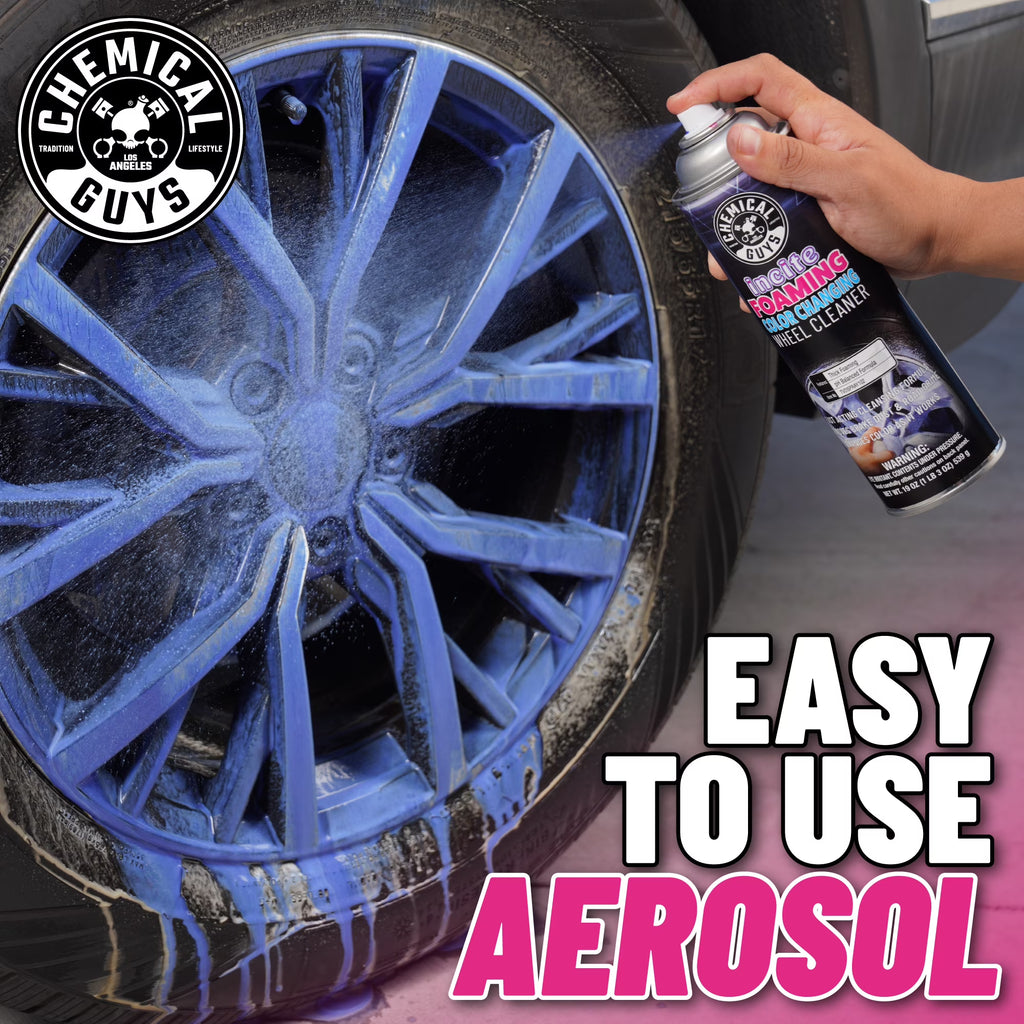 Chemical Guys TVDSPRAY102 - Incite Reactive Foam Color Changing Wheel Cleaner