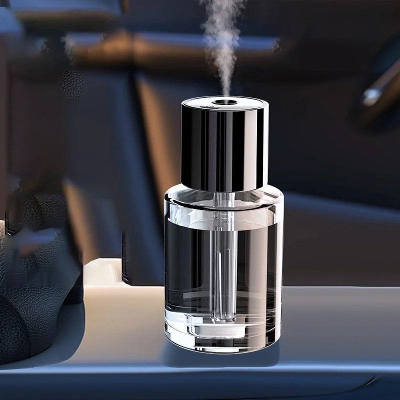 CNDK Smart Car Air Freshener, Rechargeable Car Aroma Diffuser, 3 Levels of Adjustable Intelligent Car Diffuser.