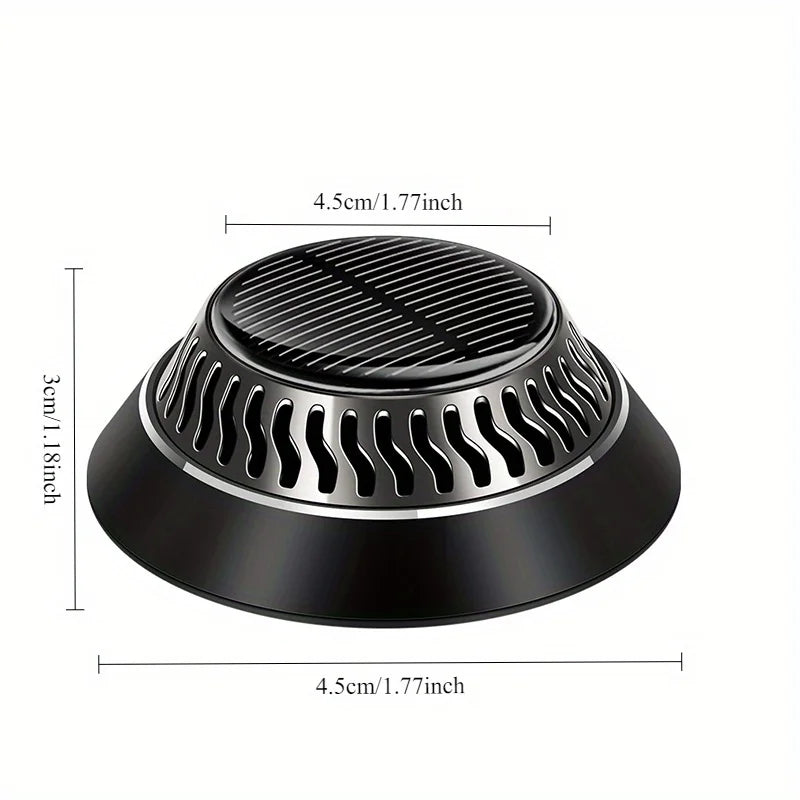 Solar Car Air Fresheners Auto Rotating Solar Aromatherapy Vehicle Decoration Car Fragrance Durable Car Interior Acesssories