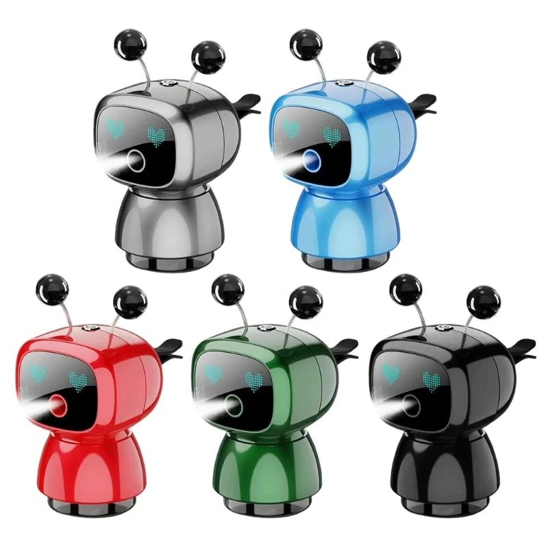 Car Air Freshener Robot Car Mounted Intelligent Aromatherapy Rechargeable Automatic Aromatherapy Diffuser Car Decoration