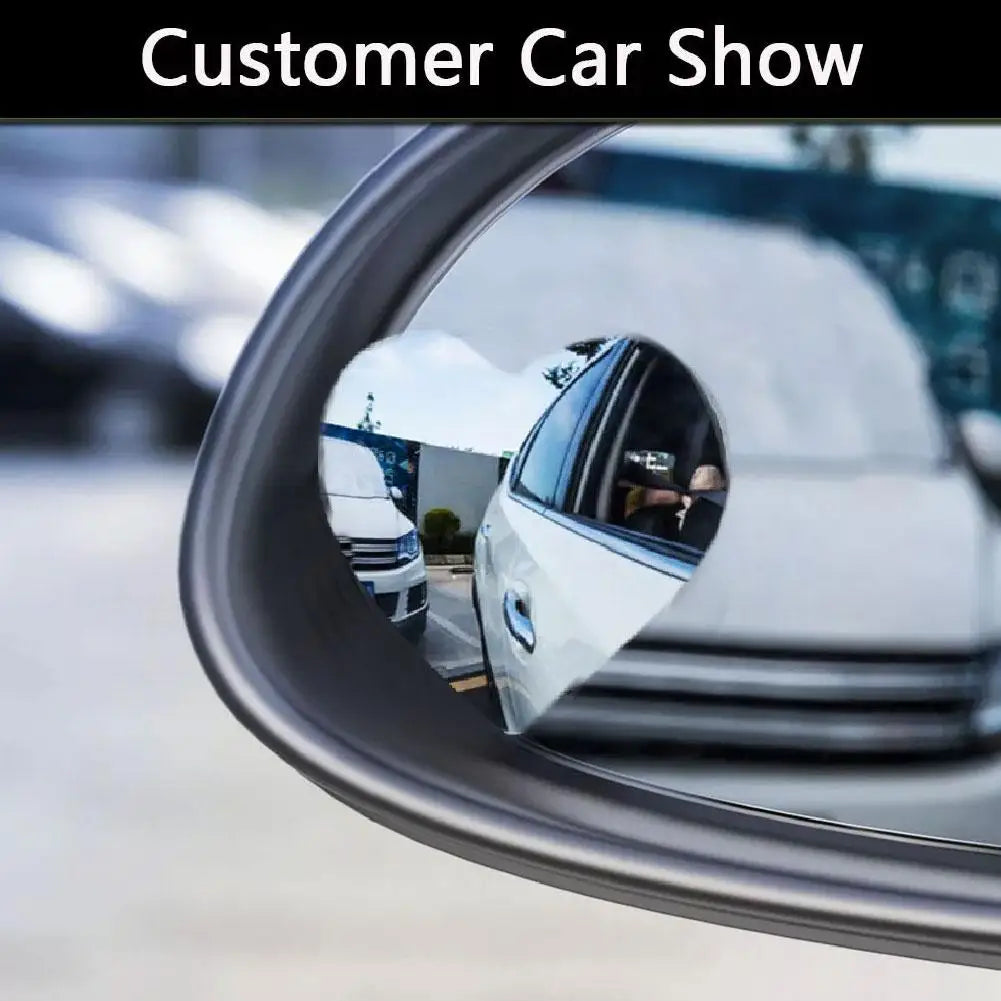 Heart Shaped Blind Spot Mirrors for Cars