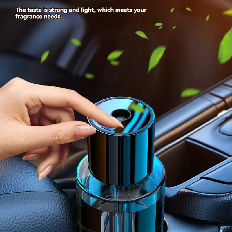 CNDK Smart Car Air Freshener, Rechargeable Car Aroma Diffuser, 3 Levels of Adjustable Intelligent Car Diffuser.