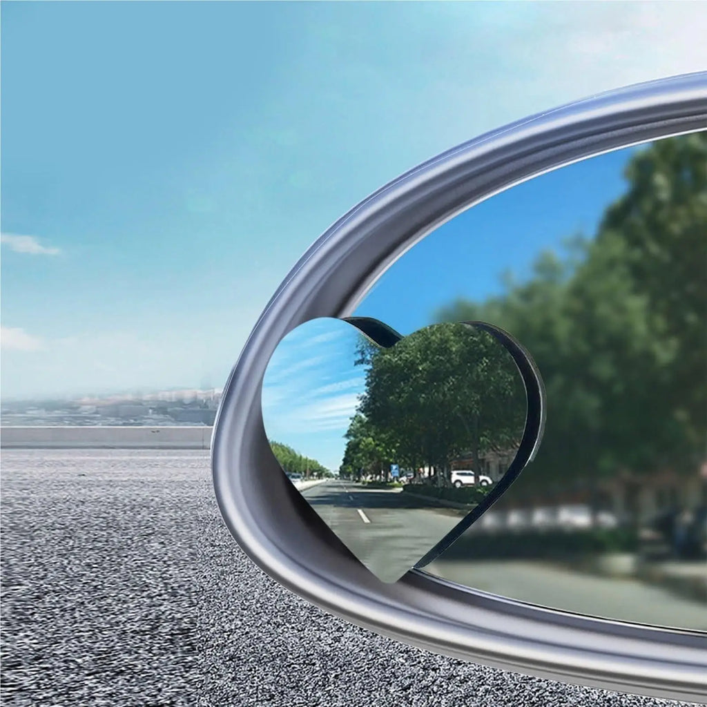 Heart Shaped Blind Spot Mirrors for Cars