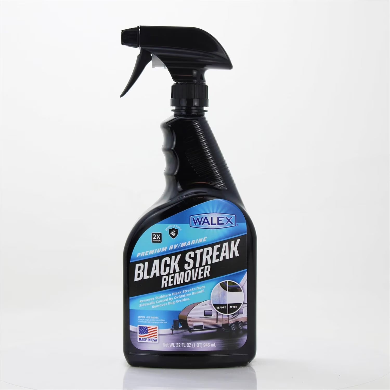 Walex 32oz RV & Marine Black Streak Remover - Stubborn Streak & Grime Cleaner