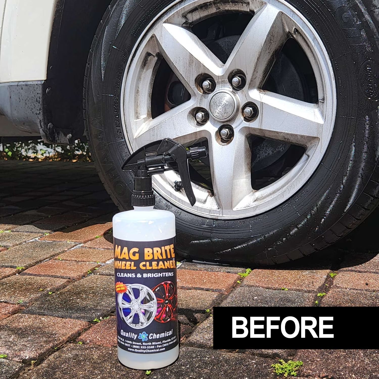 Quality Chemical Mag Brite Acid Wheel and Rim Cleaner, 128 oz
