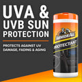 Armor All Car Interior Protectant Car Cleaning Wipes, 60 Count